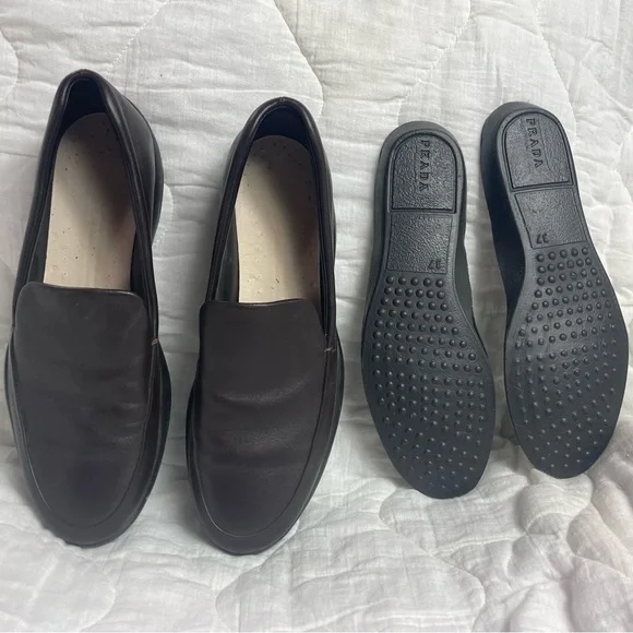 Prada Men's Leather Clogs Slip On - Picture 7 of 7